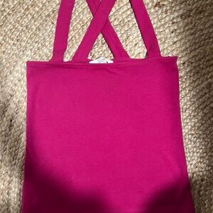 LOFT Fuchsia Strappy Tank Top